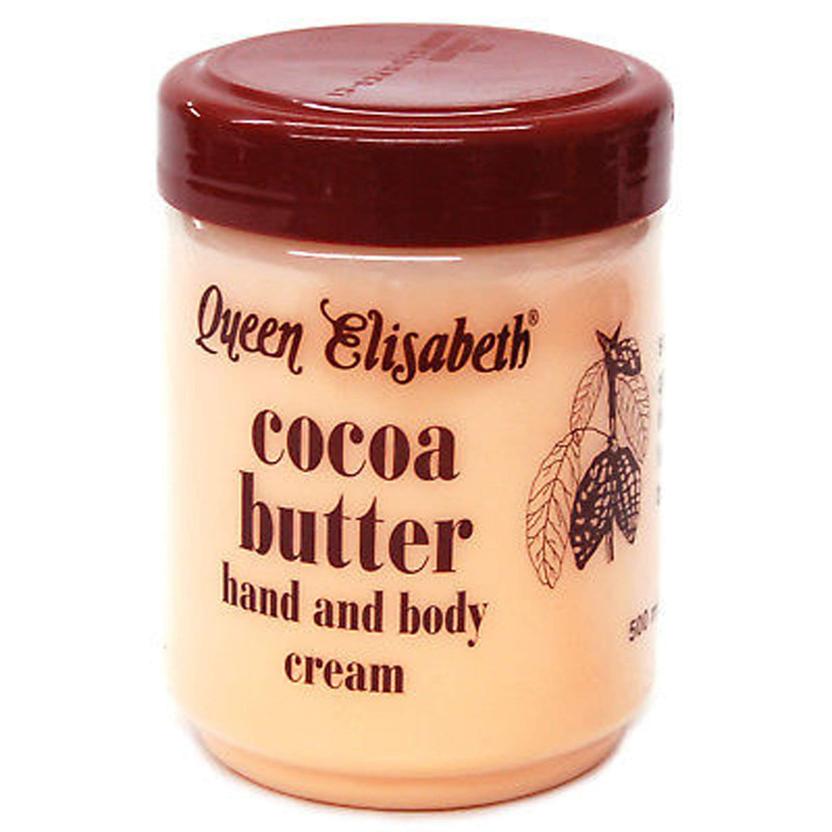 Queen Elizabeth cocoa butter cream texture close-up illustrating smooth, fast-absorbing moisture