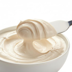 Queen Helene almond open tub displaying smooth cream texture and easy scoop benefit