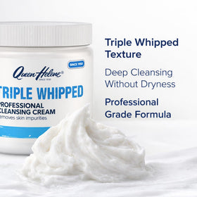 Queen Helene triple-whipped cream texture close-up highlighting smooth application