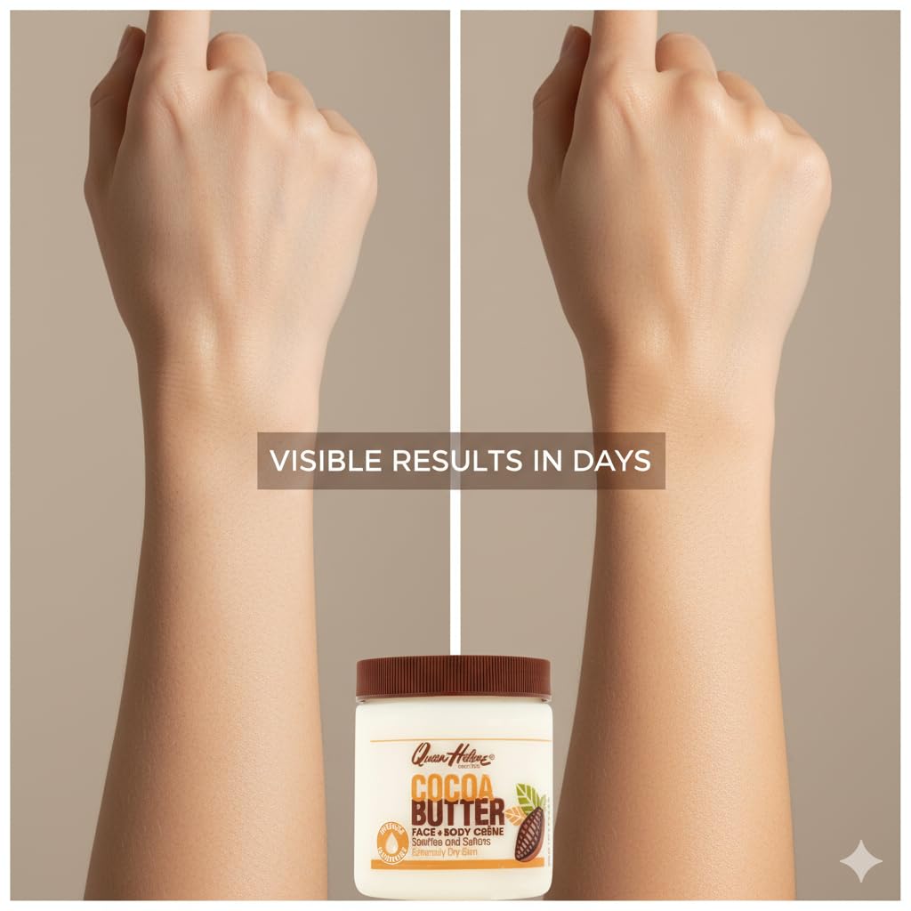 Queen Helene applied to elbow showing targeted conditioning effect