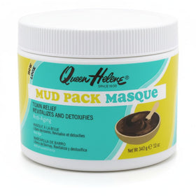 Queen Helene mud pack front jar showing product packaging and benefit of deep-cleaning