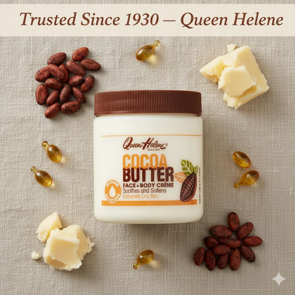 Queen Helene open jar showing creamy texture for deep hydration