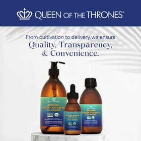 QUEEN OF THE THRONES used in a nighttime bathroom routine for self-care