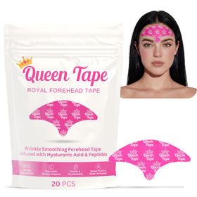 Queen Royal front packaging showing 20-piece tape pack and benefits