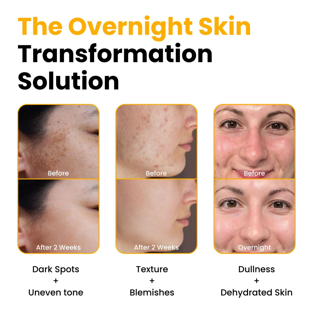 QUIA Beauty application on face demonstrating easy overnight wear