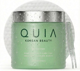 QUIA front packaging showing 70 pads and clear benefits for daily use