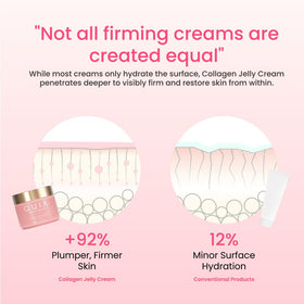 QUIA ingredient bottles with niacinamide and peptides for firmer-looking skin