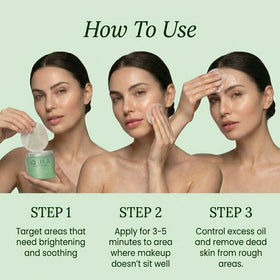 QUIA pad saturated with essence showing rich formula and lasting moisture