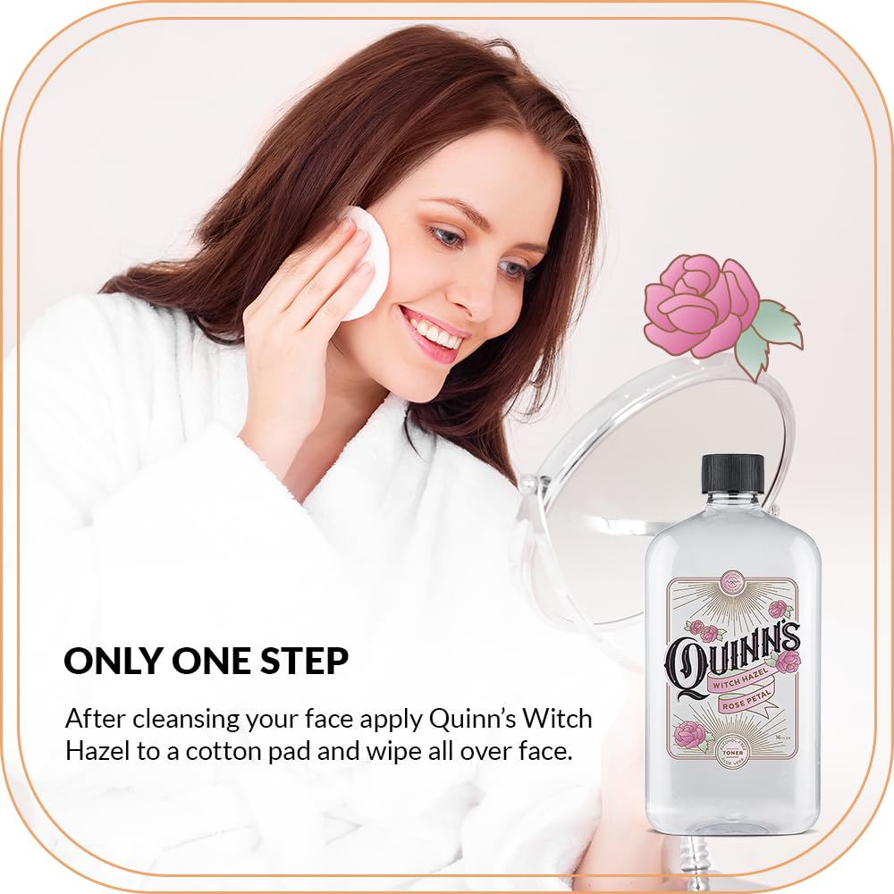 Quinn's bottle in hand demonstrating real-life scale and easy use