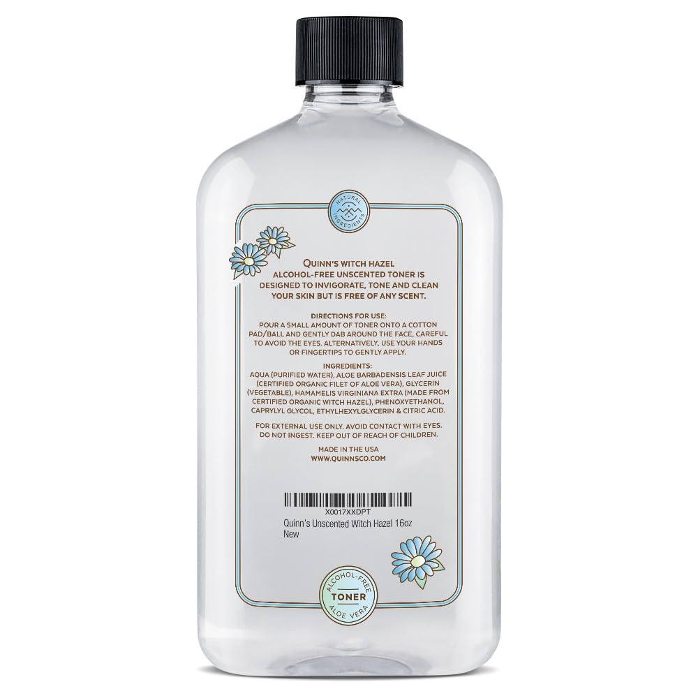 Quinn's 16 oz bottle in hand to show scale and travel-friendly size benefit