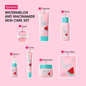 QUIYUM eye cream jar applying to under-eye area to soothe and hydrate