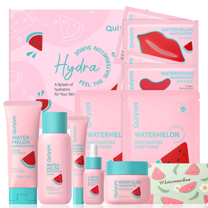 QUIYUM full set front packaging showing all eleven items and benefits