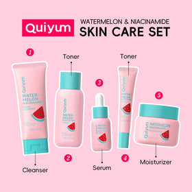 QUIYUM moisturizer cream swatch showing non-greasy finish and sealing hydration