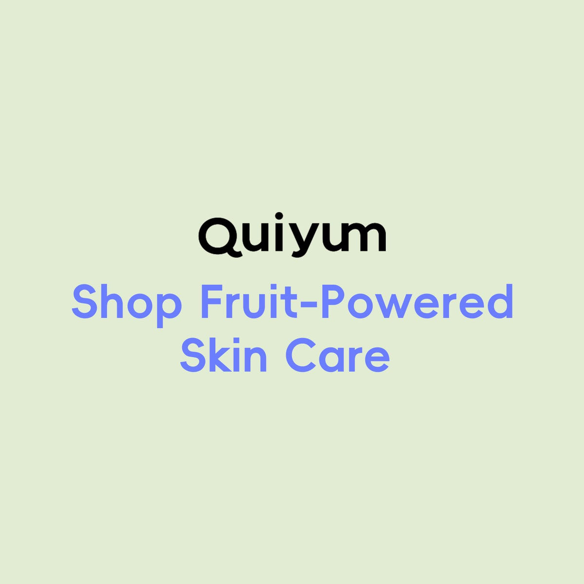 QUIYUM skincare routine on vanity conveying spa-like at-home experience