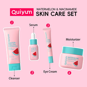 QUIYUM set next to smartphone to show travel-friendly size and scale