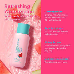 QUIYUM toner sprayed as fine mist for instant hydration benefit
