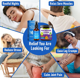 QUNGCO lotion being massaged into shoulder promoting relaxation and longer-lasting comfort