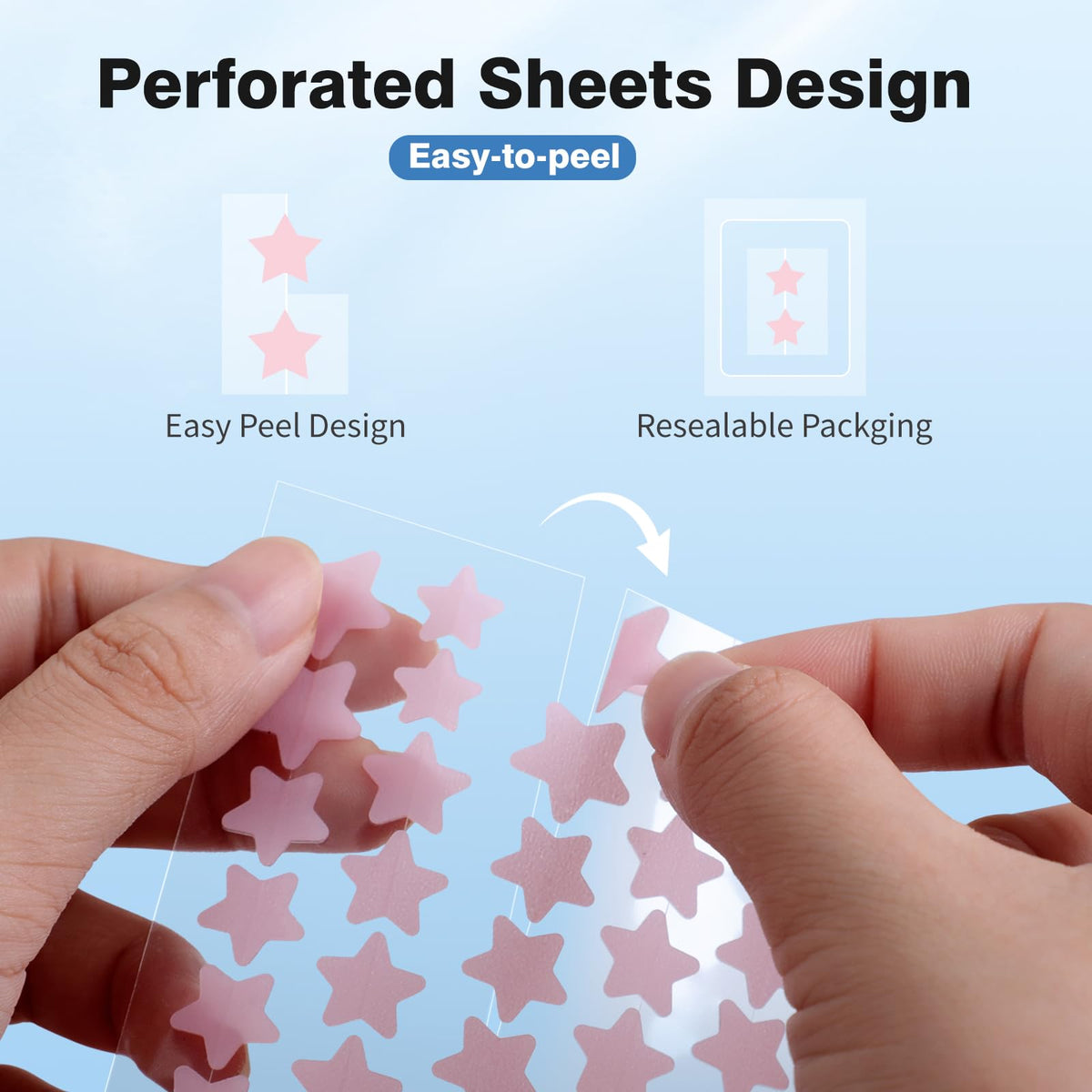 QUSTERE individually sealed pouch for single-use hygiene and portable convenience