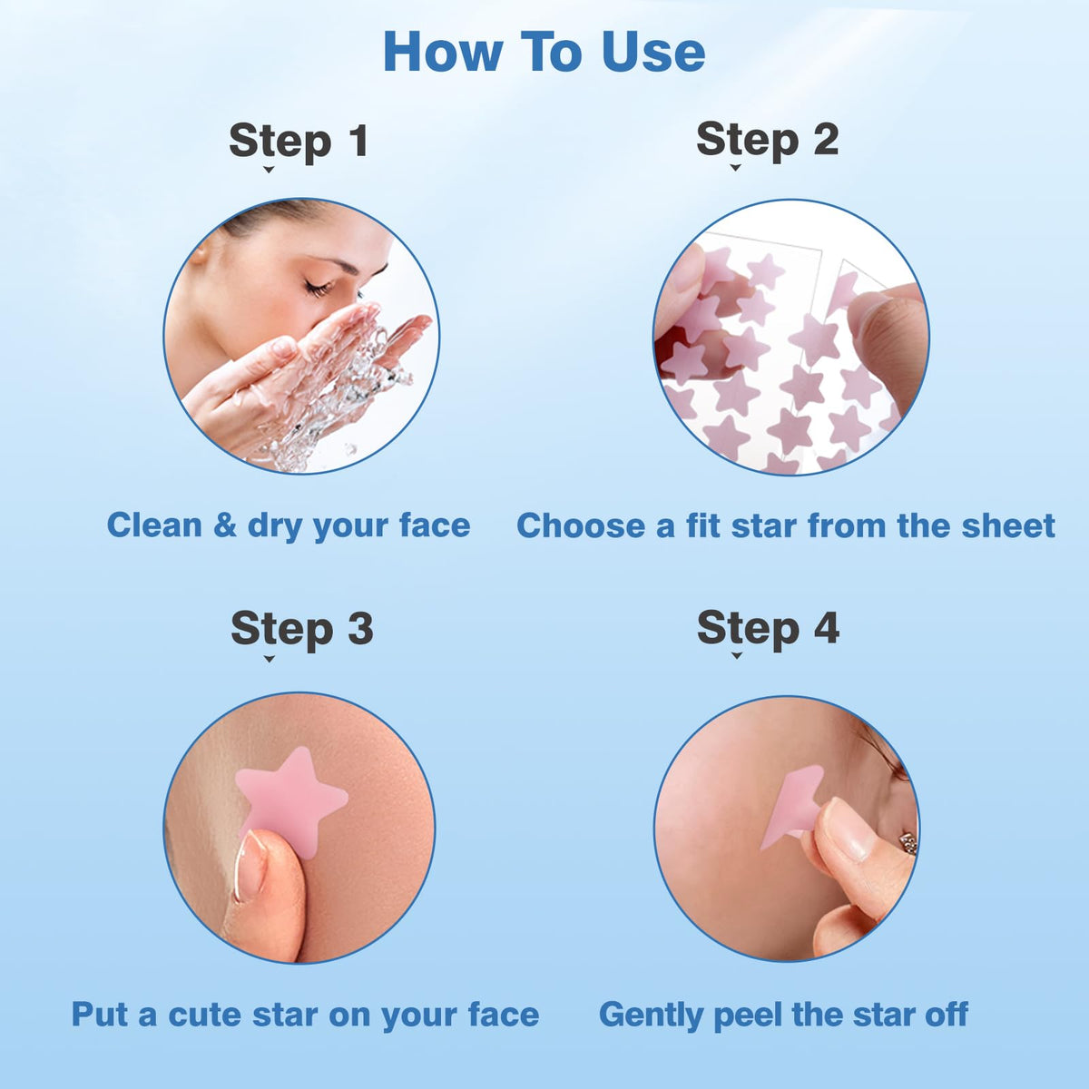 QUSTERE patch shown during nighttime routine for overnight protection and calm skin