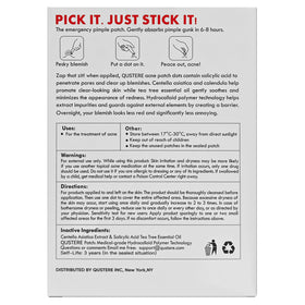 QUSTERE sheet close-up texture highlighting hydrocolloid layer for effective absorption