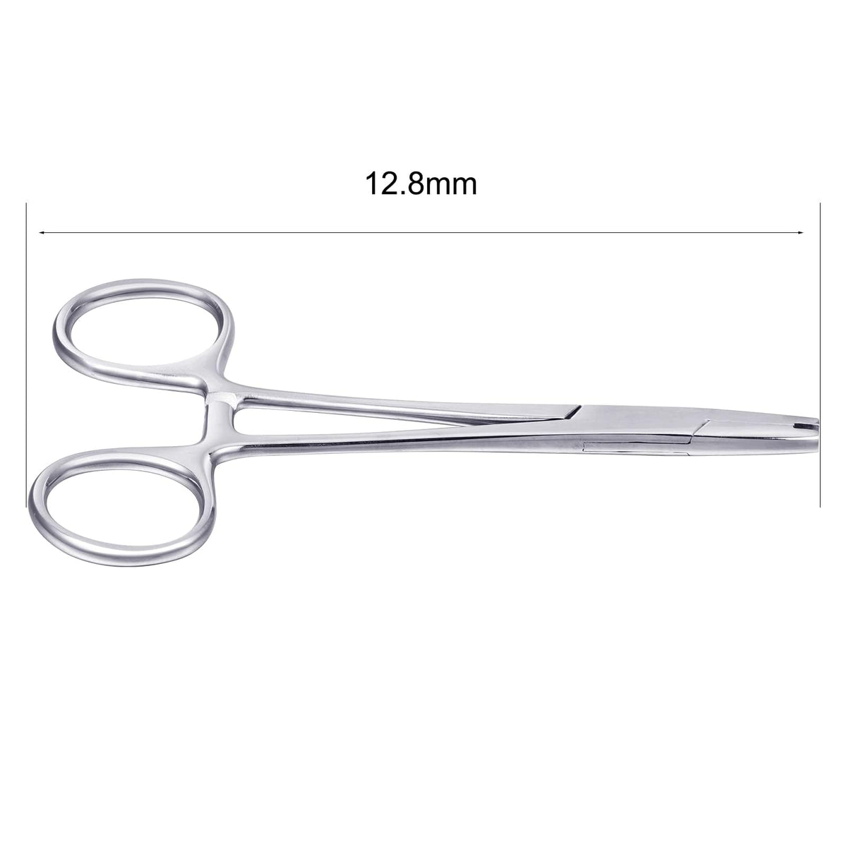 QWALIT tool in use removing a labret ball, enabling safer jewelry changes