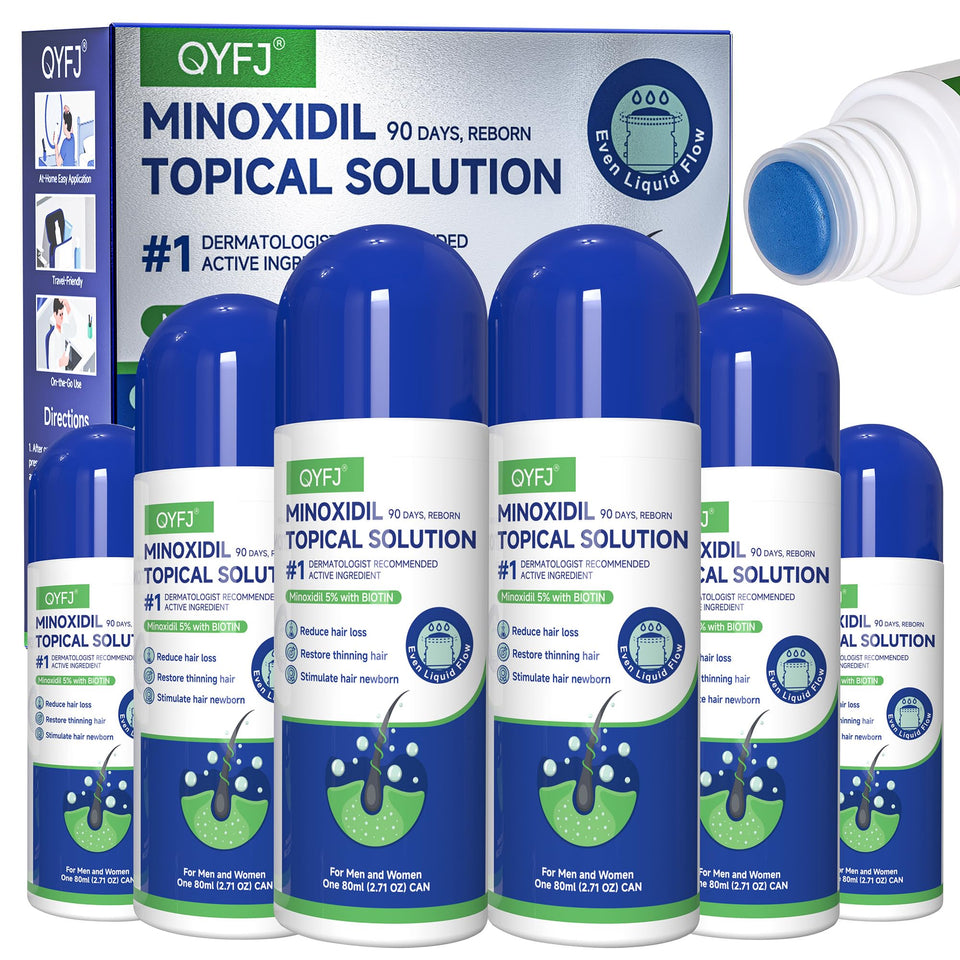 QYFJ front packaging showing six bottles and value pack benefit