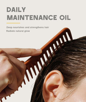 Qytin Batana before and after hair comparison showing improved shine and reduced frizz