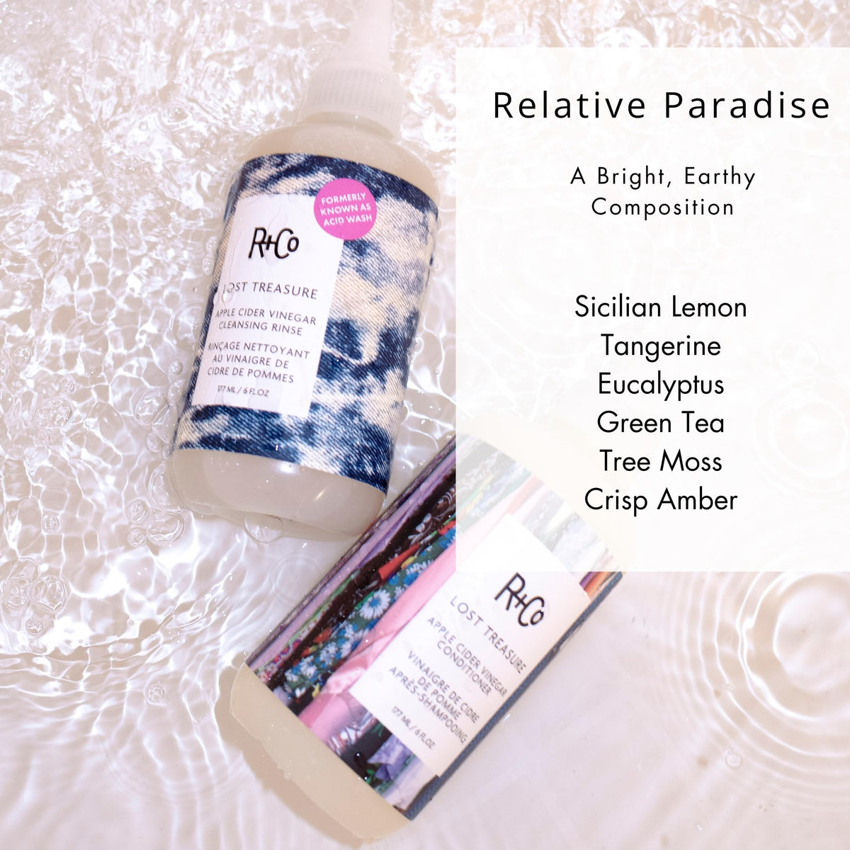 R+Co being worked into scalp to remove buildup and calm skin