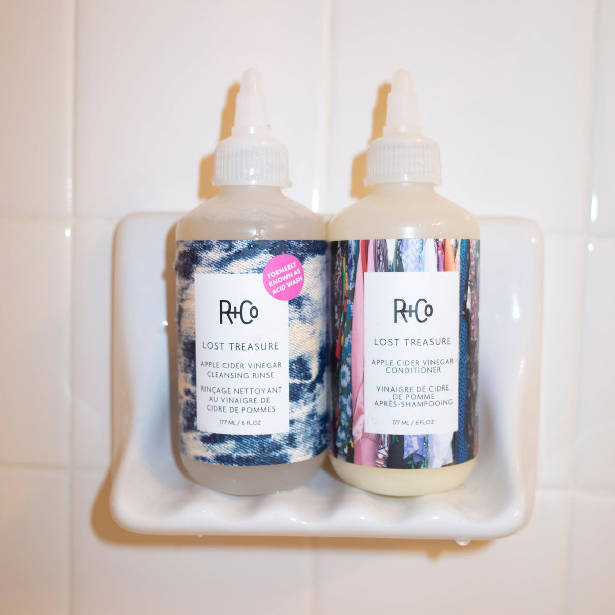 R+Co 177 ml bottle next to common items to show scale