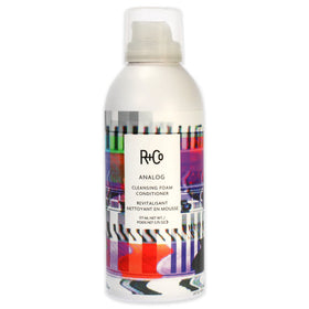 R+Co ANALOG bottle front view showing label and volume benefit