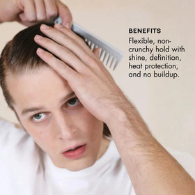 R+Co Motorcycle styled short hair with flexible hold and natural shine
