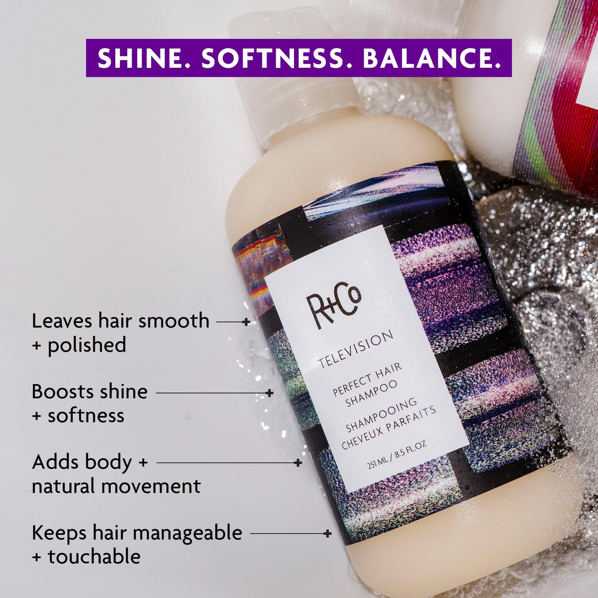 R+Co back label close-up displaying ingredients and usage directions for reassurance