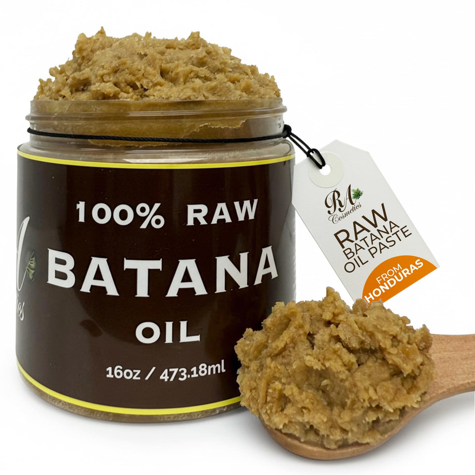 RA COSMETICS front bottle view showing clean packaging and natural benefit