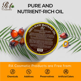 RA COSMETICS label close-up showing ingredient transparency benefit