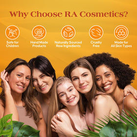 RA COSMETICS close-up scoop of butter showing creamy, unrefined texture