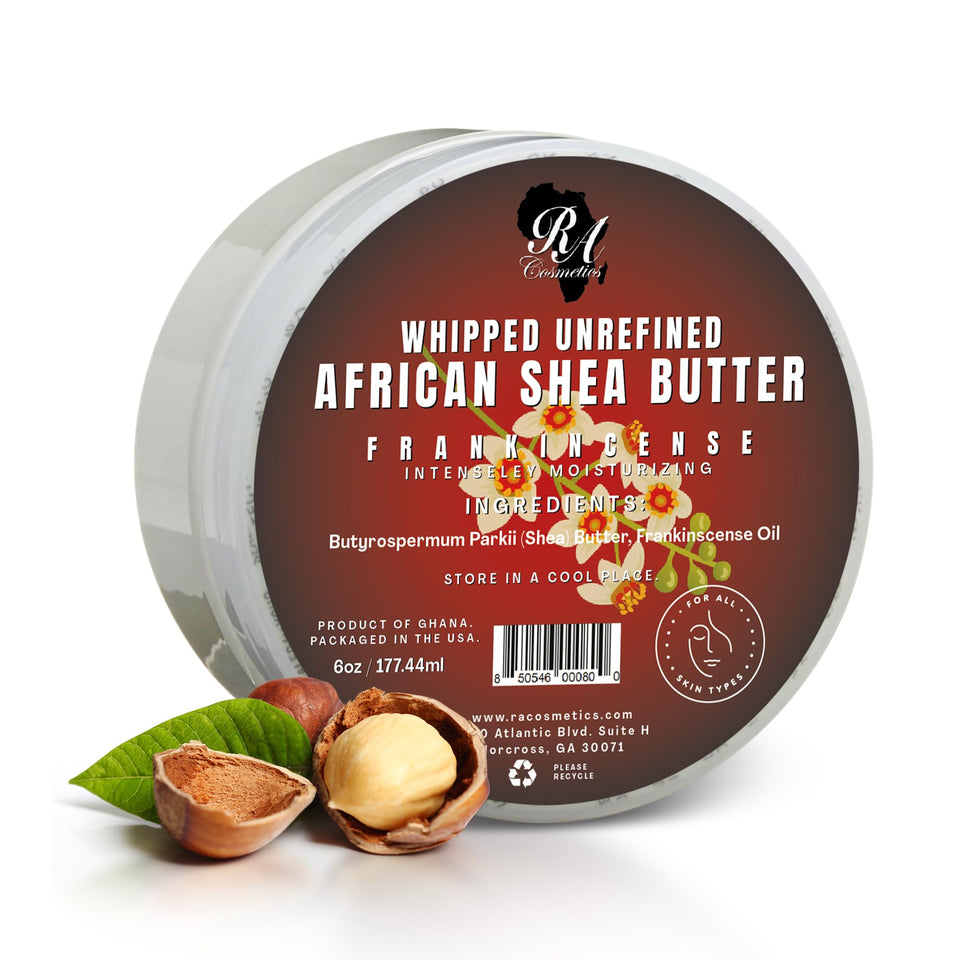 RA COSMETICS front jar showing frankincense label and portable size benefit