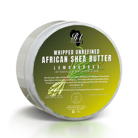 RA COSMETICS front jar view showing lemongrass scent and hydrating benefit