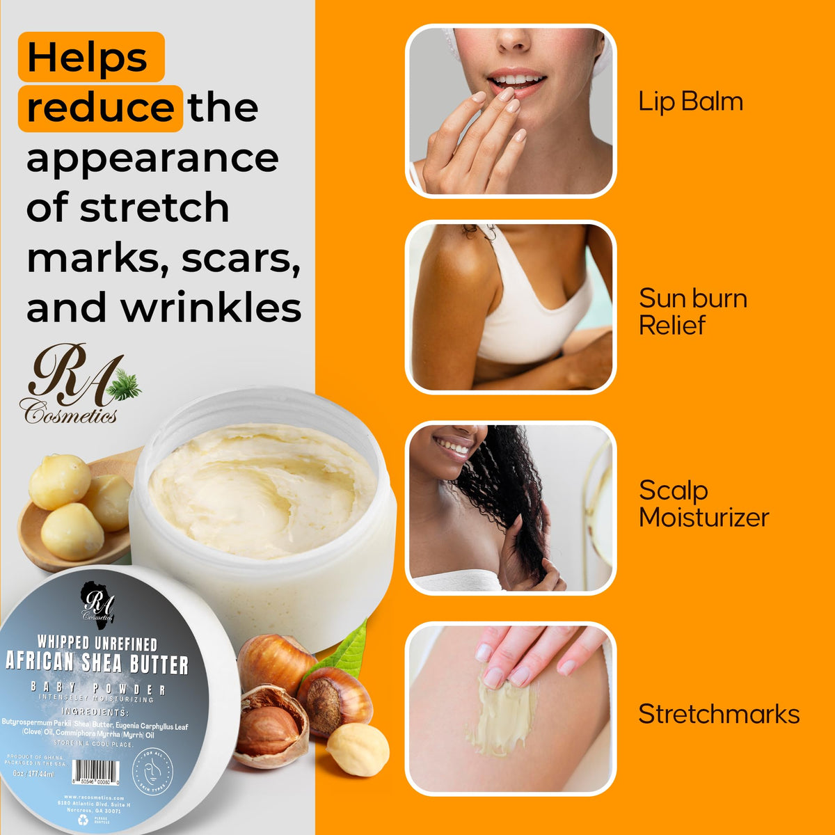 RA Cosmetics used on curly hair reducing frizz and adding shine benefit