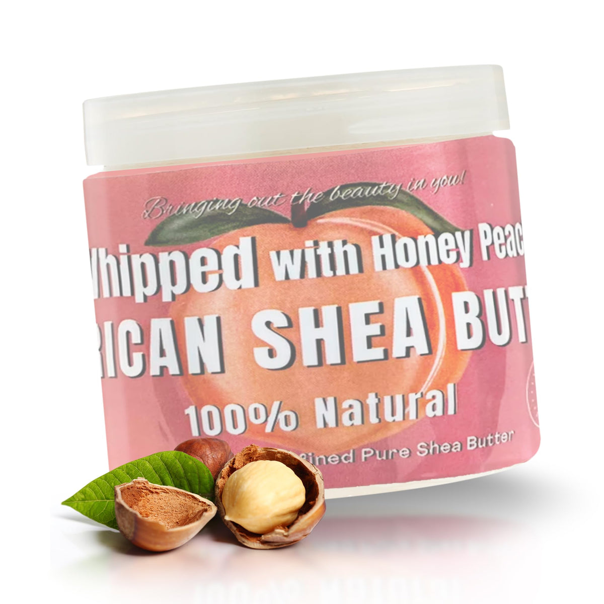 RA COSMETICS jar front view showing honey peach label and moisturizing benefit