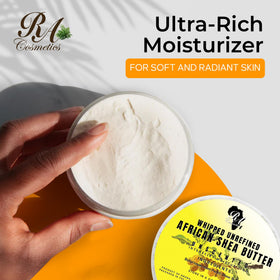 RA COSMETICS open jar whipped texture demonstrating easy spread