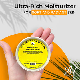 RA COSMETICS close-up scoop revealing whipped texture and easy blending