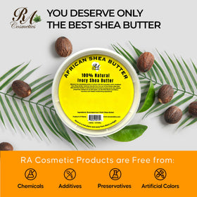 RA COSMETICS 16oz jar next to common items to show generous size benefit