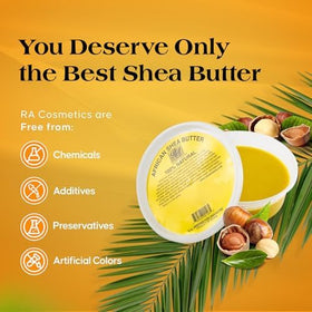 RA COSMETICS traditional Ghana harvest scene linking origin and authenticity