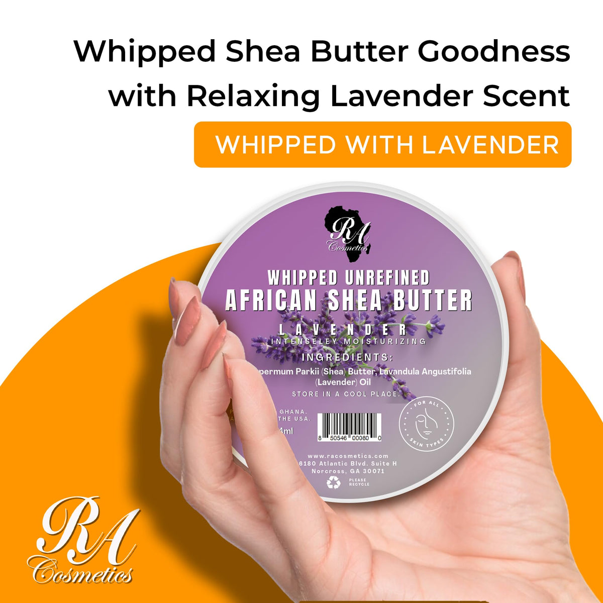 RA COSMETICS open jar whipped texture ready to spread for hydration