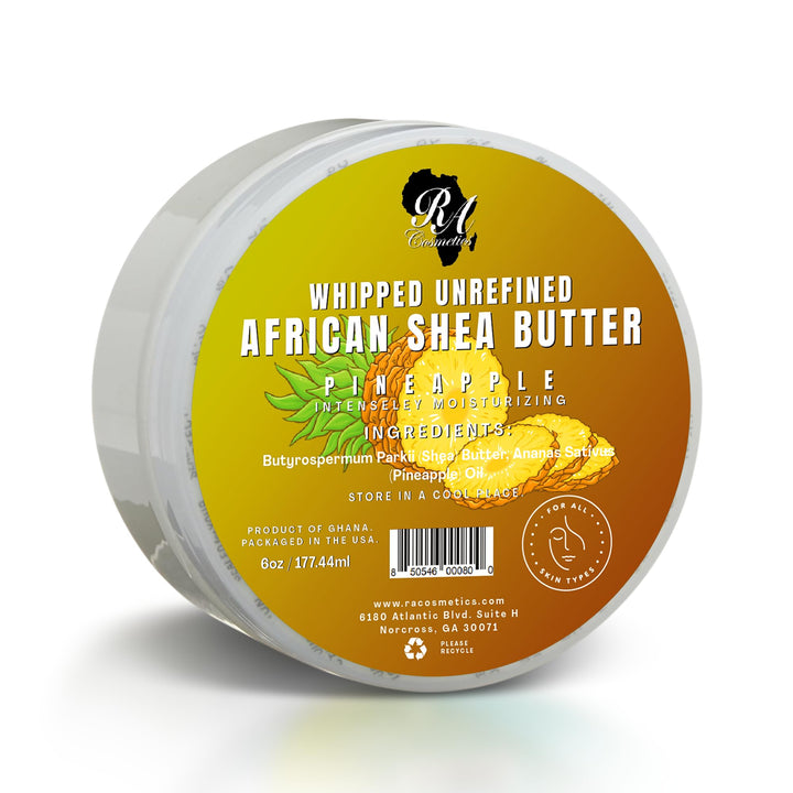 RA COSMETICS jar front view showing clean branding and tropical scent benefit