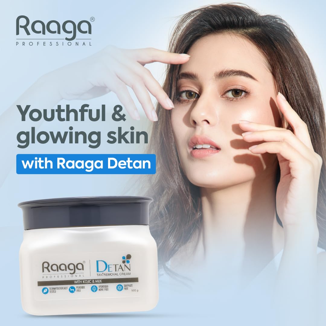 Raaga Professional close-up of cream texture demonstrating hydration and smoothness