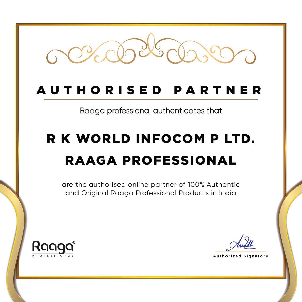 Raaga Professional label and ingredients panel highlighting milk extract benefit