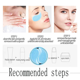 RABIOTA being applied under an eye showing comfortable fit and instant refresh