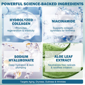 Racgrul serum on skin demonstrating fast absorption and hydration