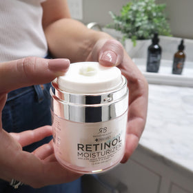 Radha Beauty applied on hand demonstrating smooth spreadability and instant skin comfort